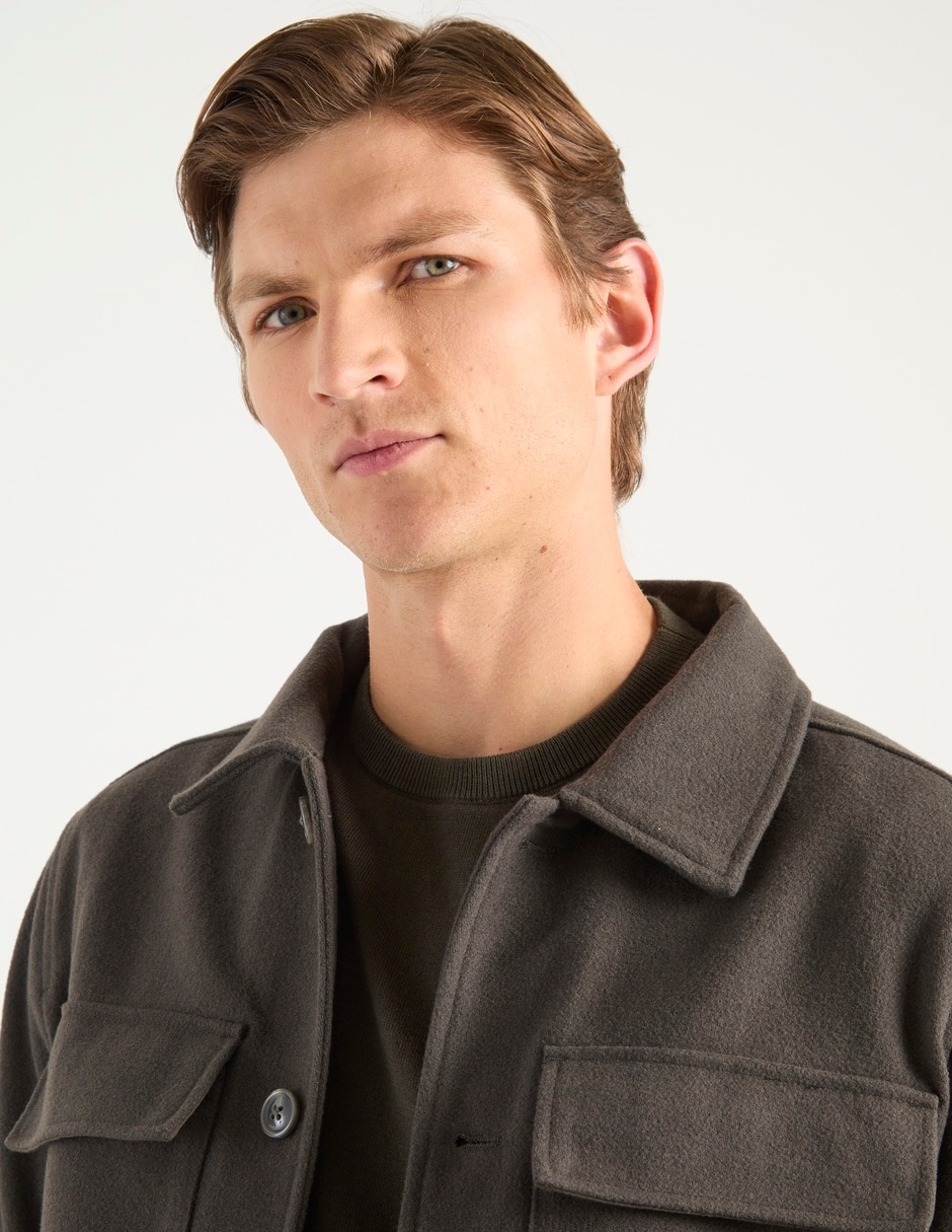 Sobrecamisa casual Scappino manga larga para hombre