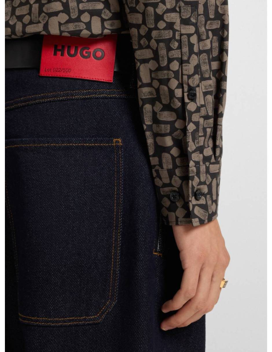 Camisa casual de algodón manga larga para hombre 5