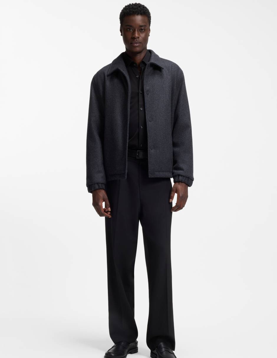 Camisa formal manga larga para hombre 3