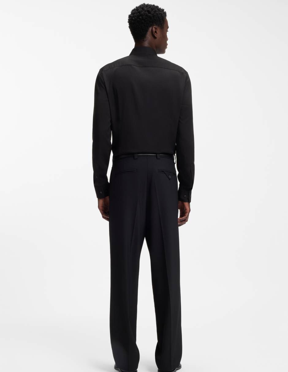 Camisa formal Hugo manga larga para hombre