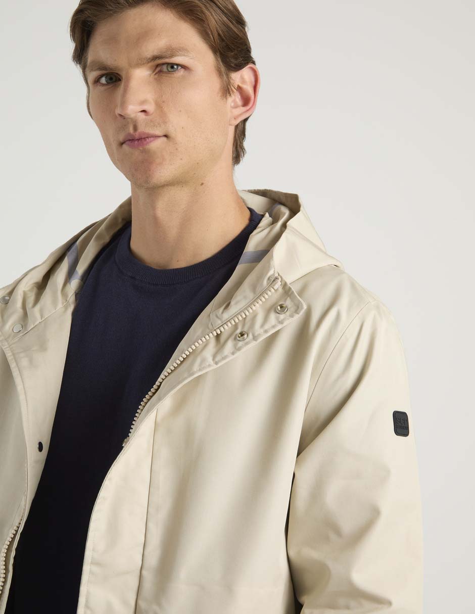 Chamarra parka Scappino con capucha para hombre
