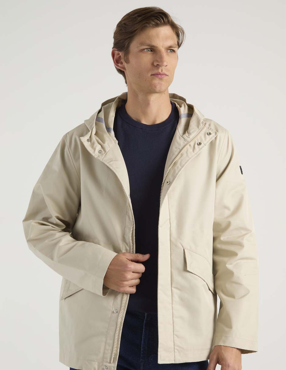 Chamarra parka Scappino con capucha para hombre