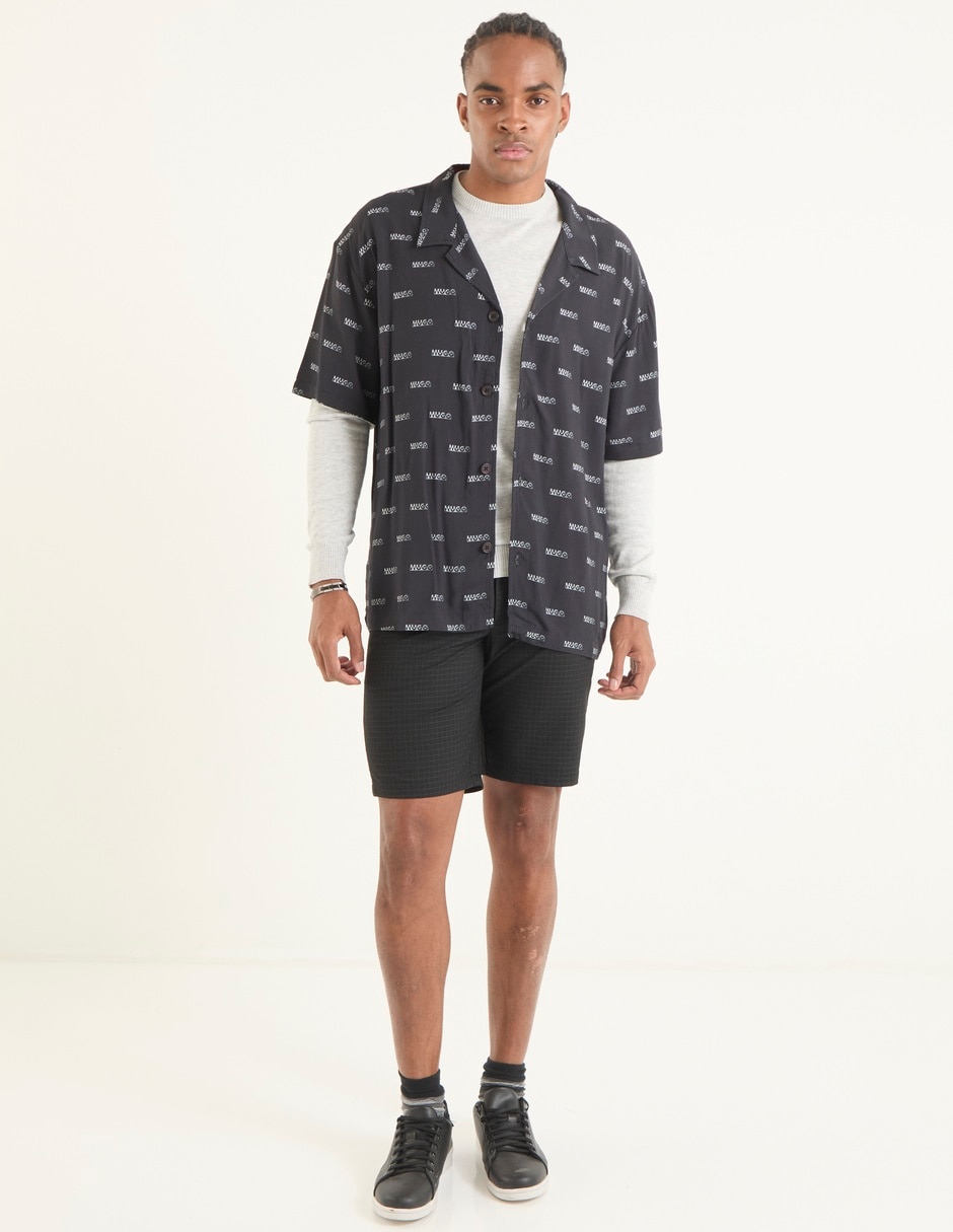 Sobrecamisa playa Hugo manga corta para hombre