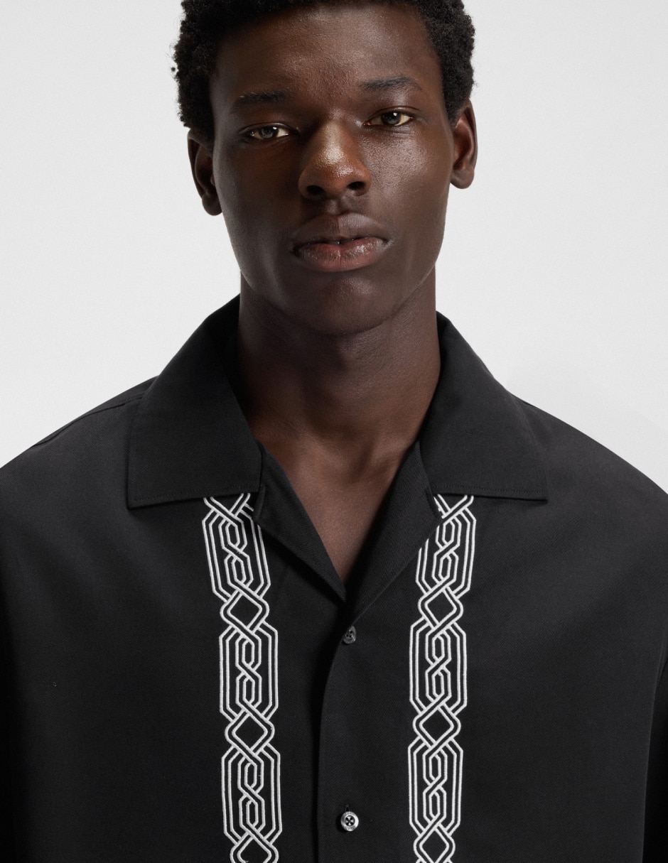 Camisa casual manga corta para hombre