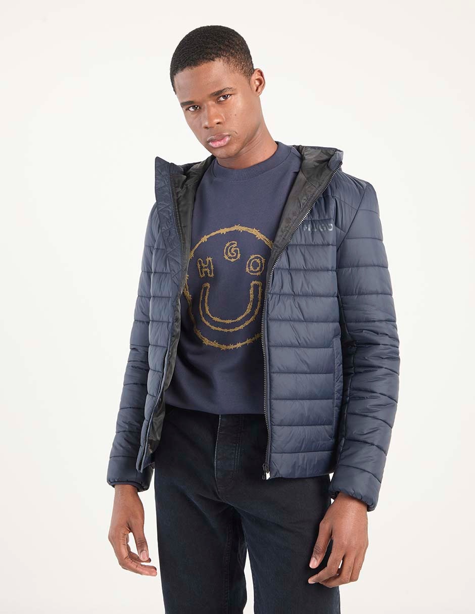 Chamarra acolchada Impermeable capitonada para hombre 1