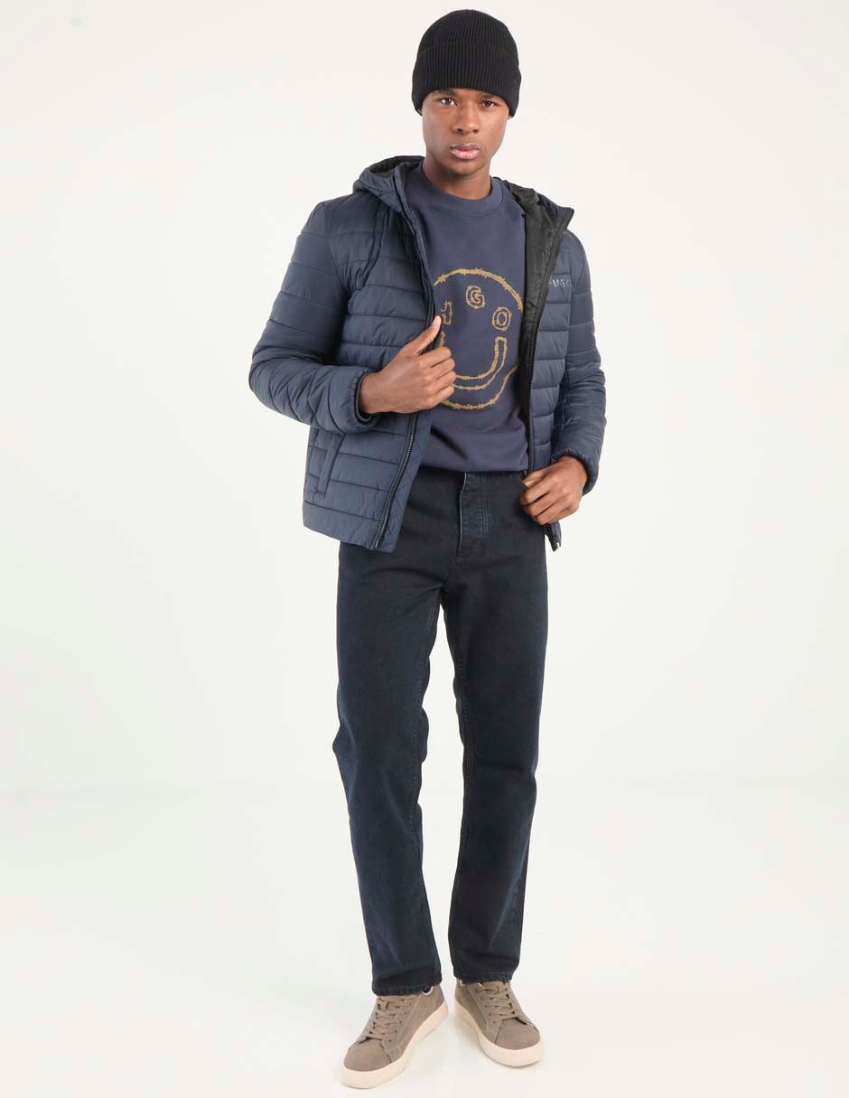 Chamarra acolchada Impermeable capitonada para hombre 6