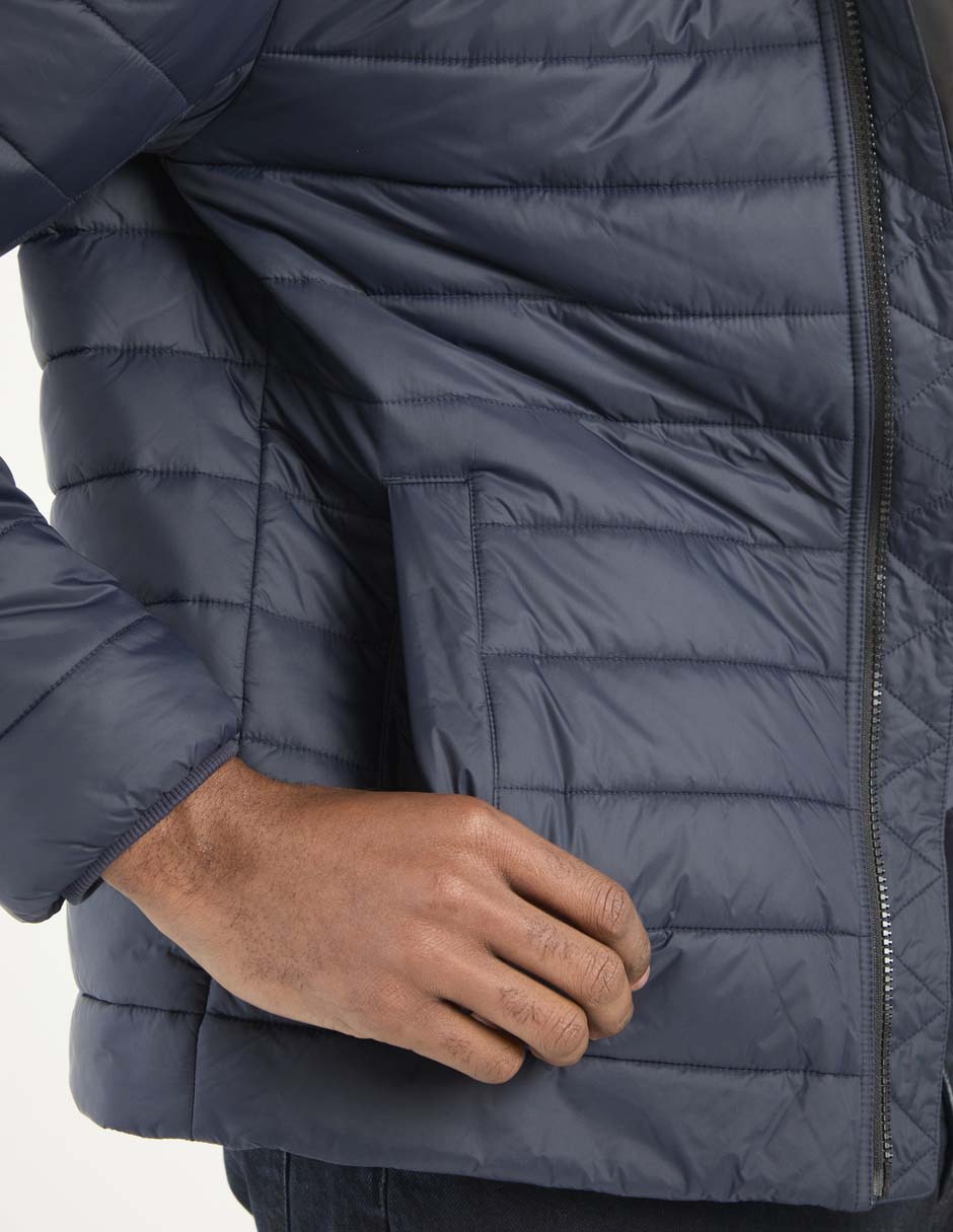 Chamarra acolchada Impermeable capitonada para hombre 7