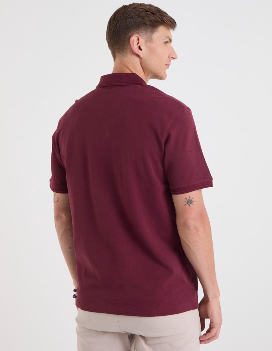 Playera tipo polo Hugo para hombre