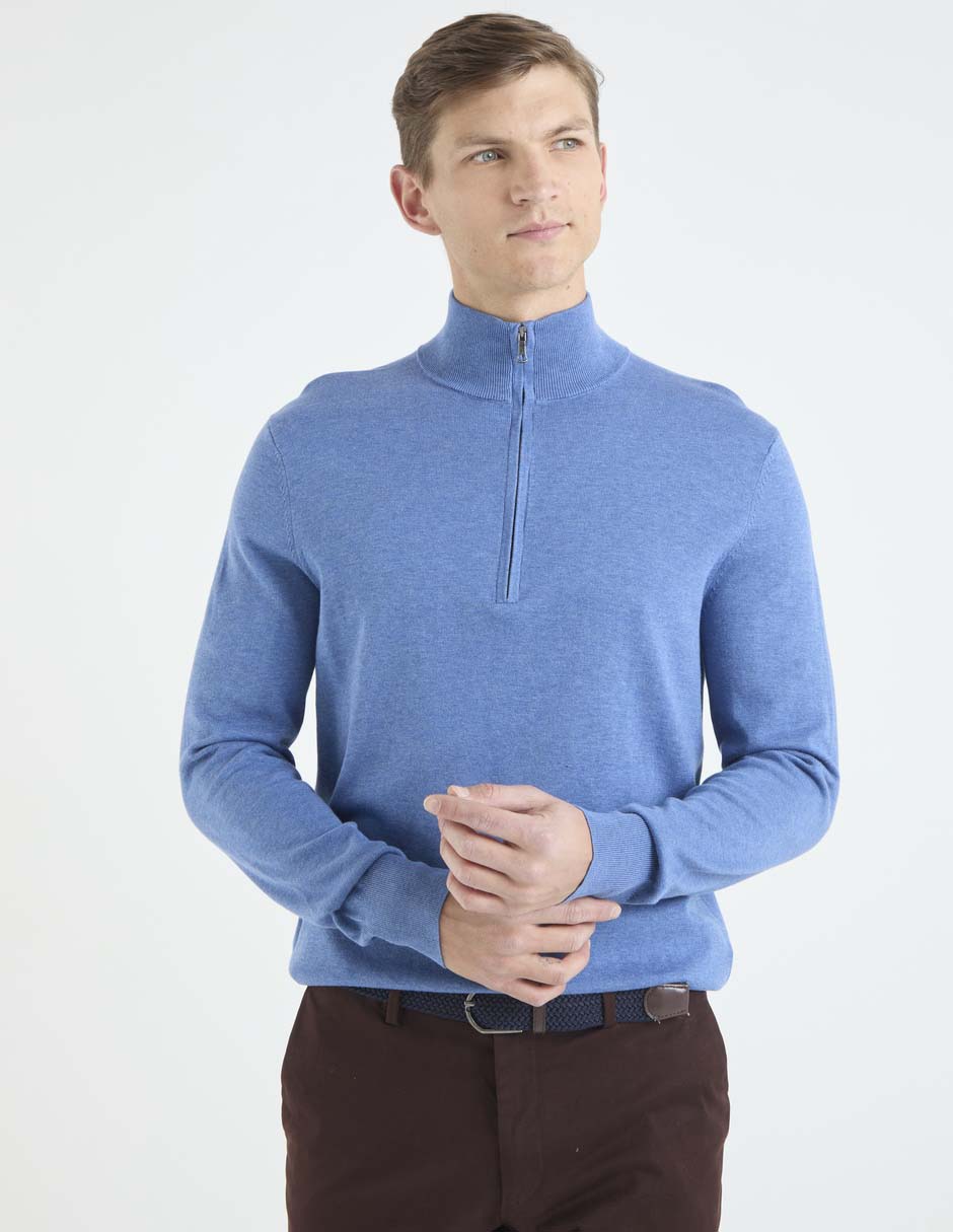 Suéter Brooks Brothers cuello con cierre para hombre