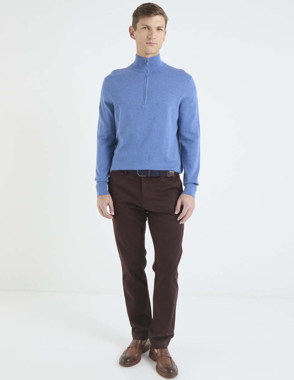 Suéter Brooks Brothers cuello con cierre para hombre