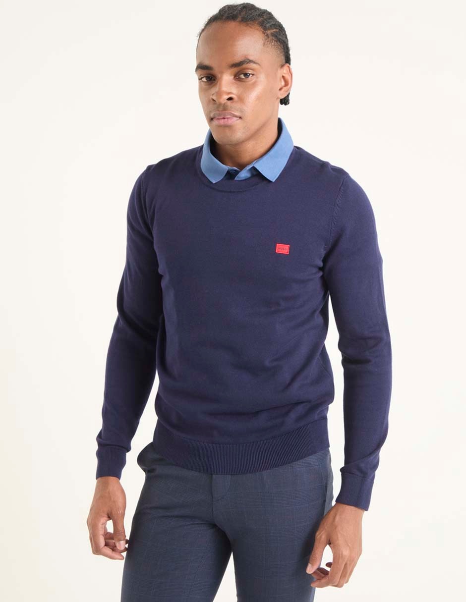 Suéter cuello redondo para hombre Suéter cuello redondo para hombre