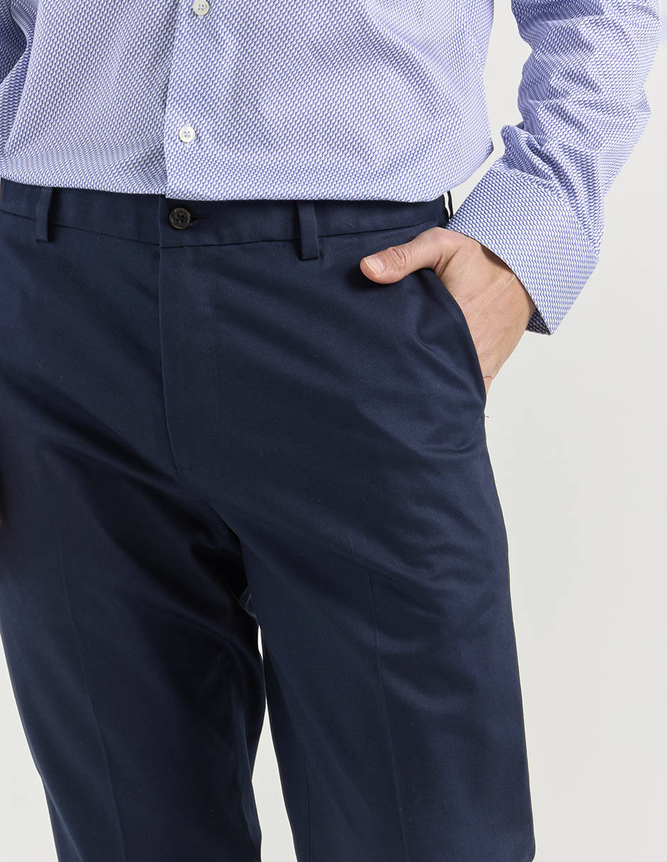 Pantalón chino Slim de algodón para hombre 7