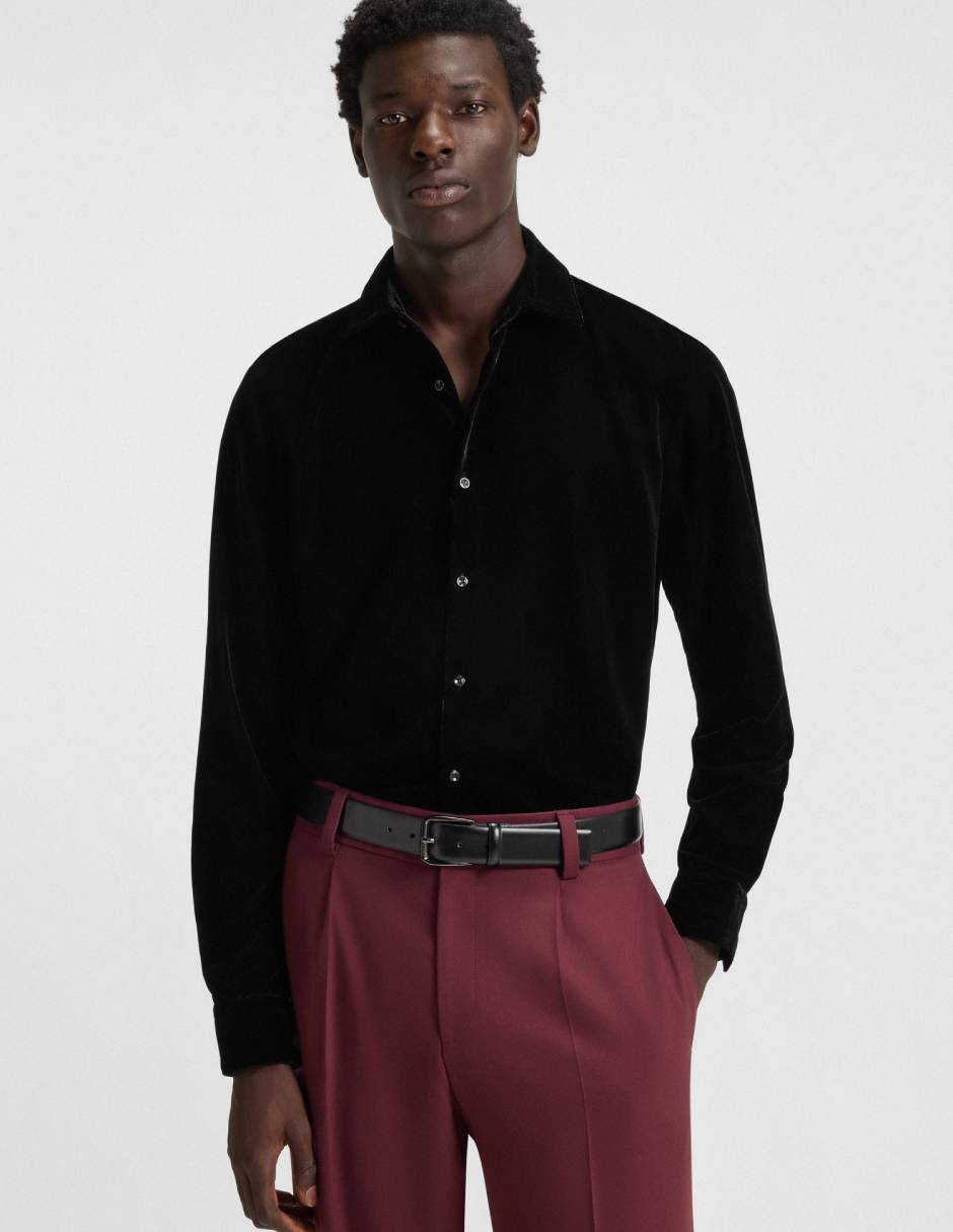 Camisa casual manga larga para hombre Camisa casual manga larga para hombre