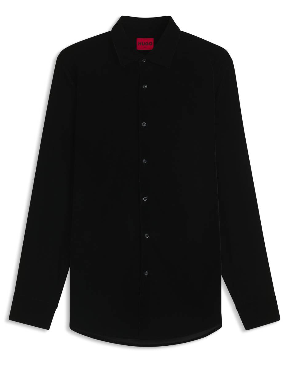 Camisa casual manga larga para hombre 6