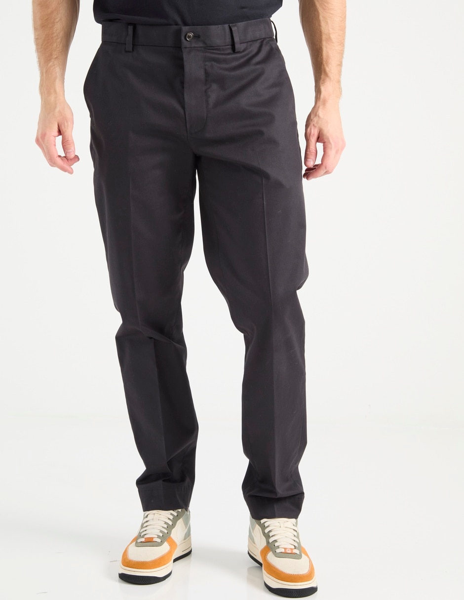 Pantalón chino slim de algodón para hombre 1