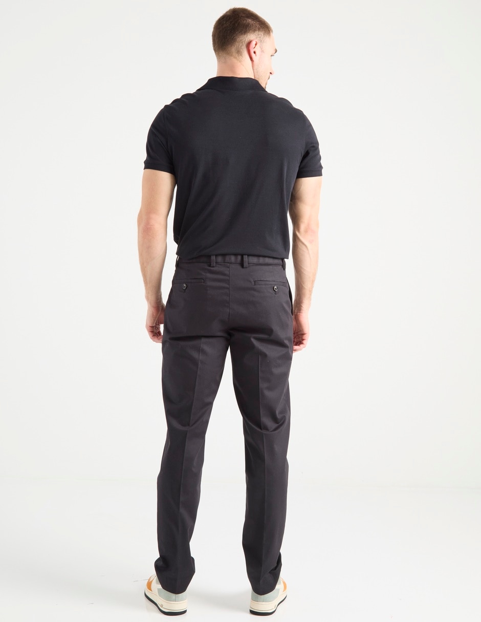 Pantalón chino slim de algodón para hombre 5
