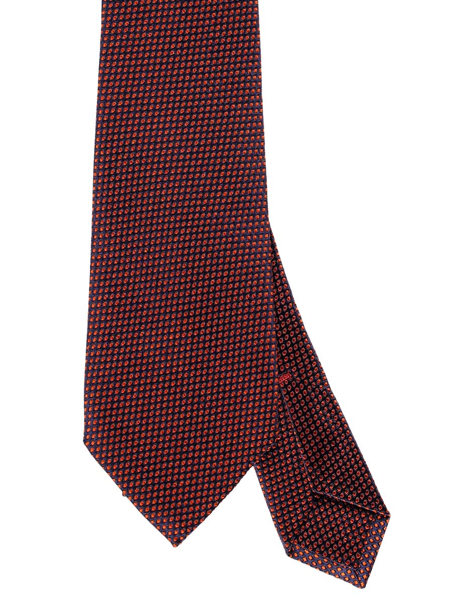 Corbata regular de seda estampado rombos para hombre Corbata regular de seda estampado rombos para hombre