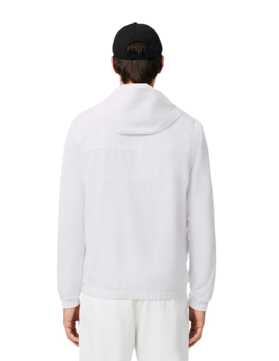 "chamarra" parka bh3466_z92 repelente al agua "de" poliéster con capucha "para hombre" 3