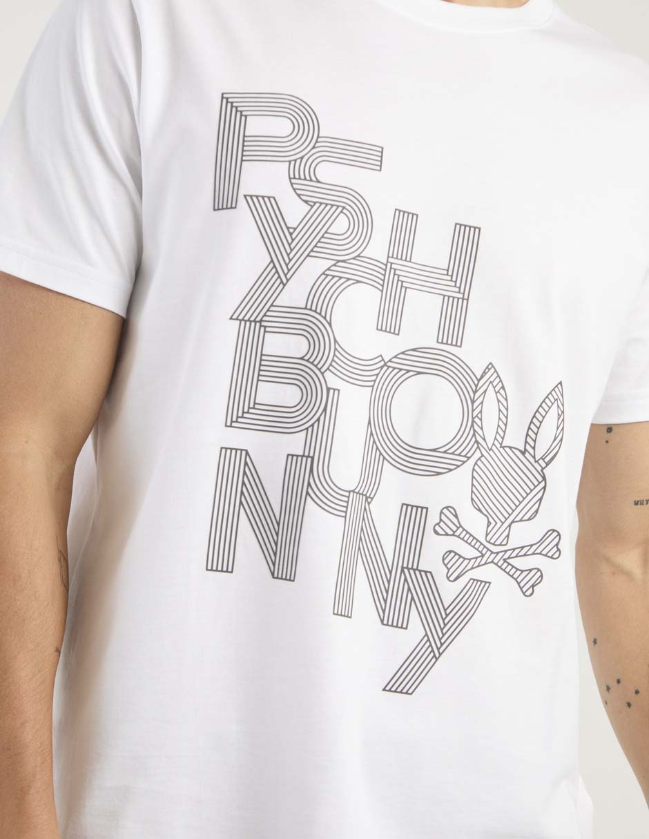 Playera Psycho Bunny cuello redondo para hombre