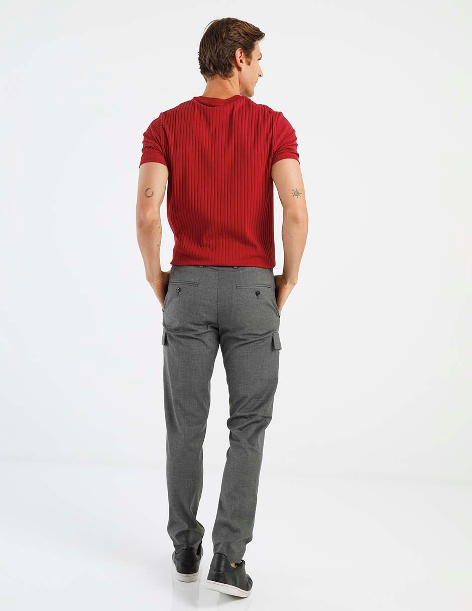 Pantalón cargo regular para hombre 4