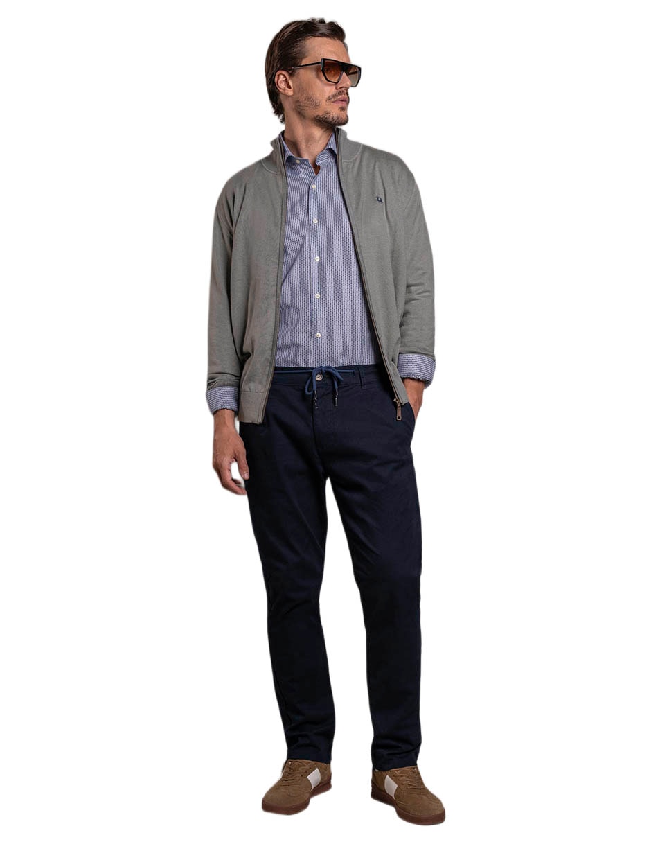Camisa casual manga larga para hombre 9