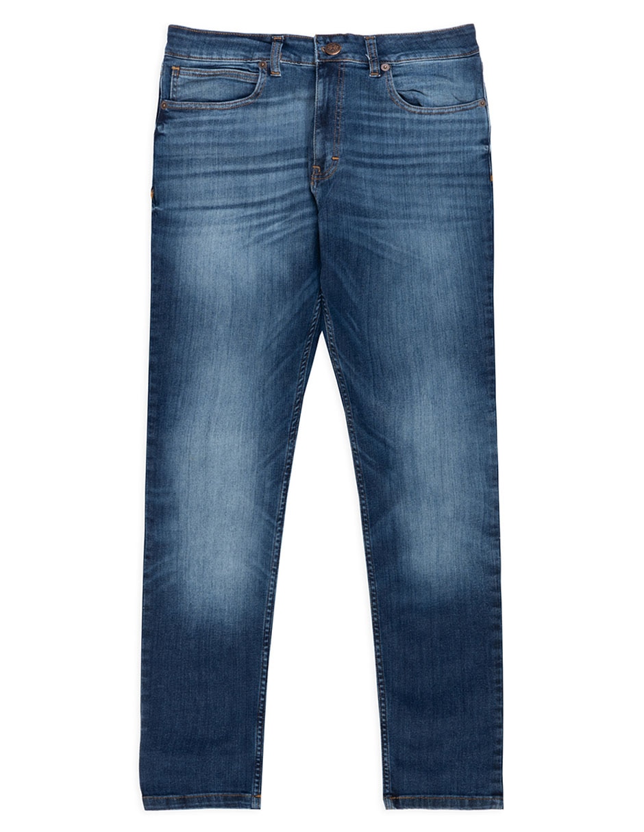 Jeans skinny deslavado para hombre 9