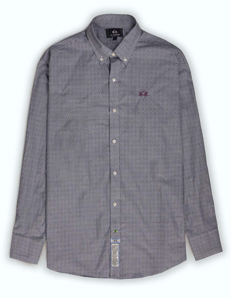 Camisa casual de algodón manga larga para hombre 9