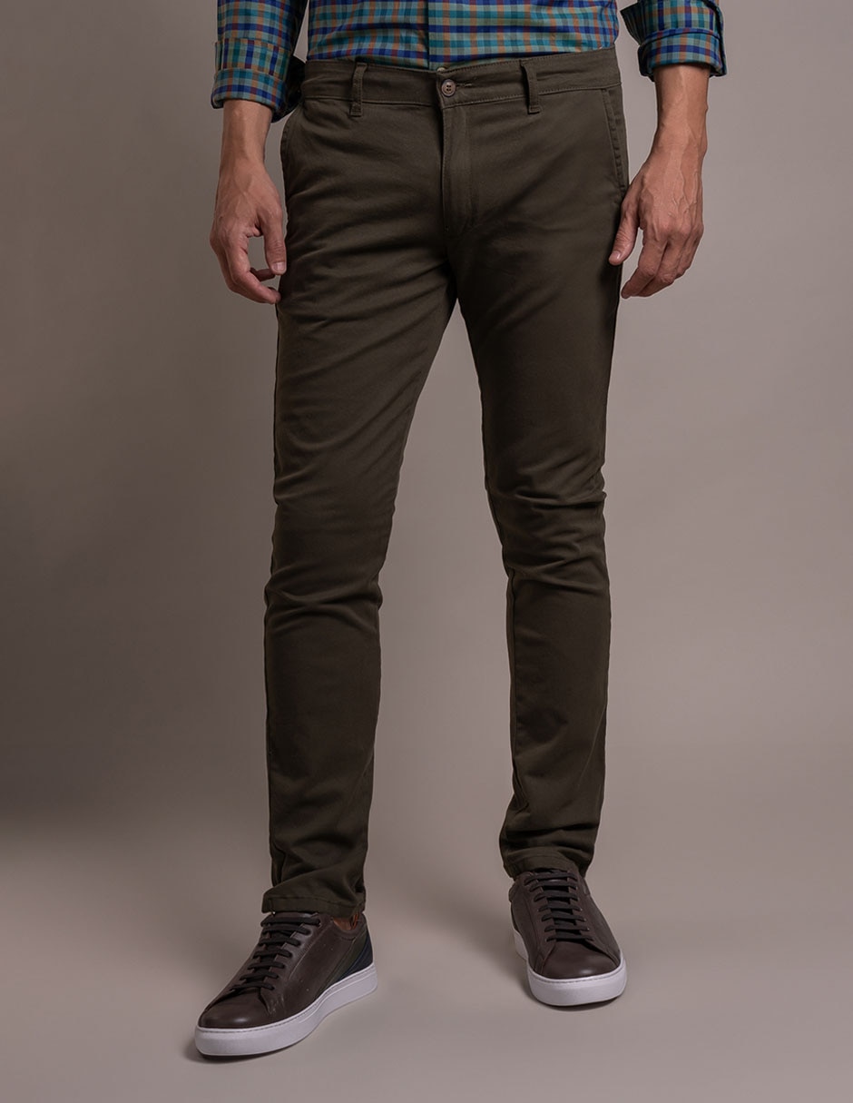 Pantalón relaxed slim para hombre