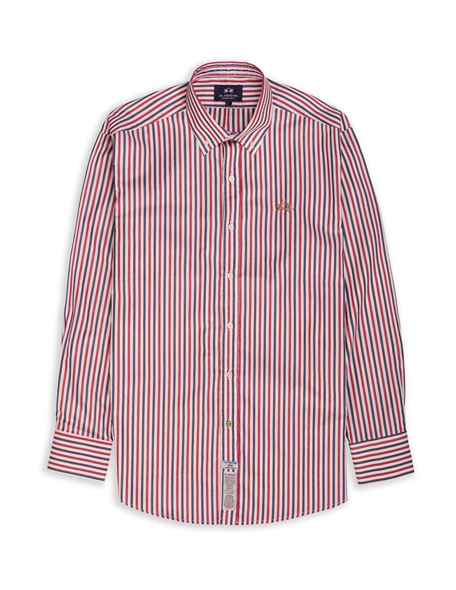 Camisa casual de algodón manga larga para hombre 5
