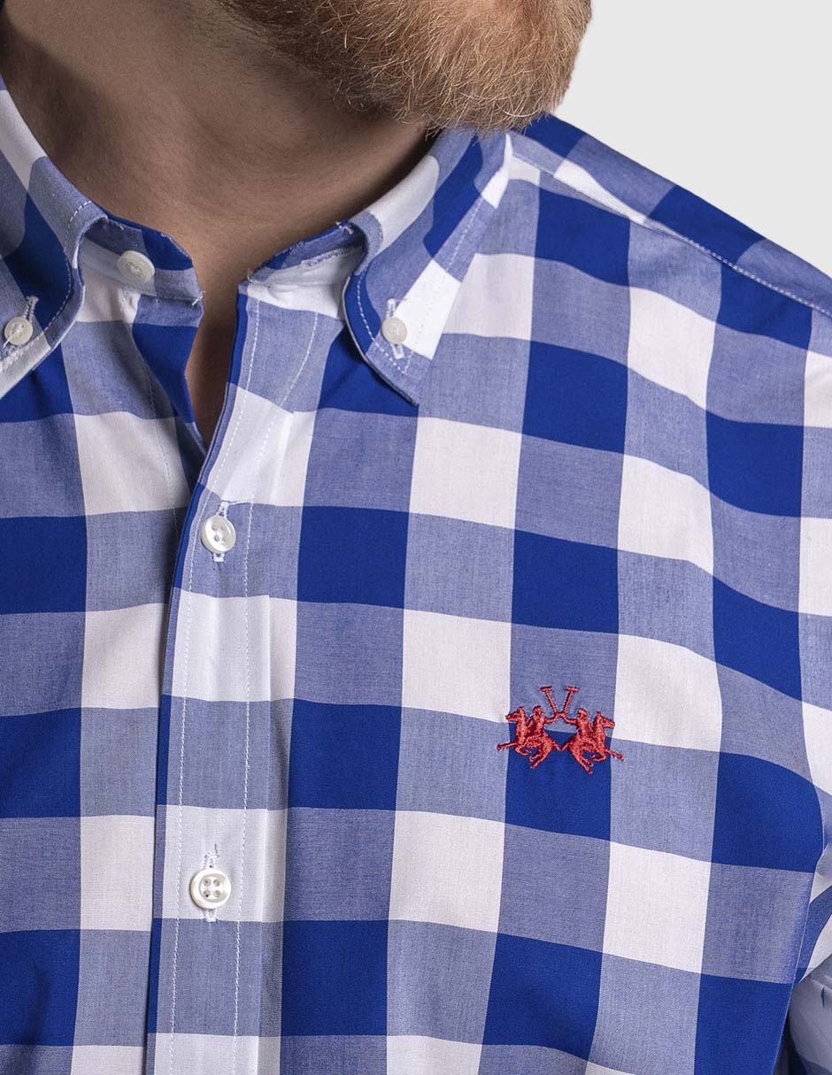 Camisa casual de algodón manga larga para hombre 3