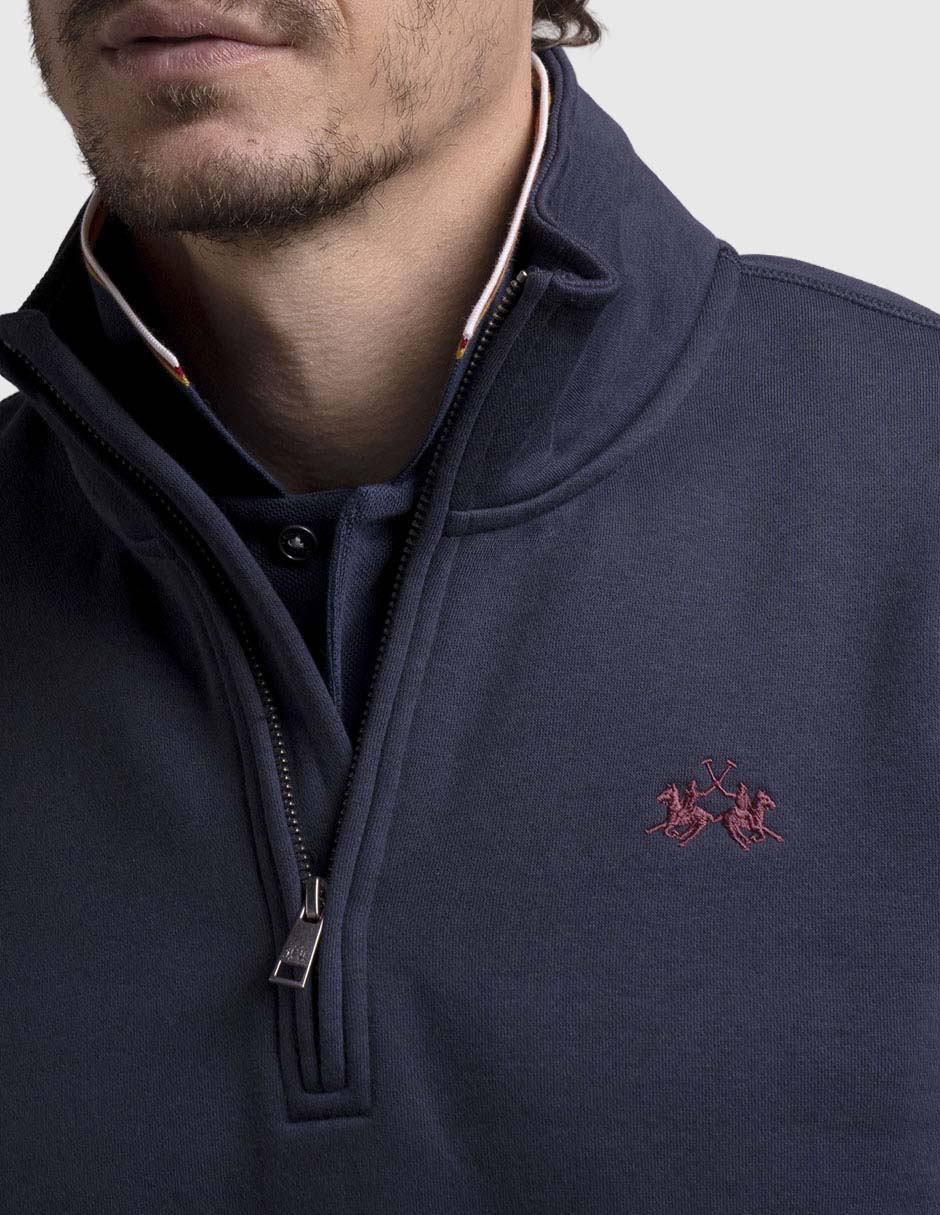 Suéter cuello con cierre para hombre 5