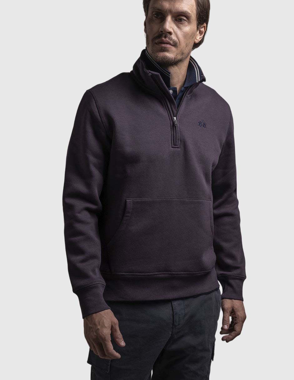 Suéter cuello con cierre para hombre Suéter cuello con cierre para hombre