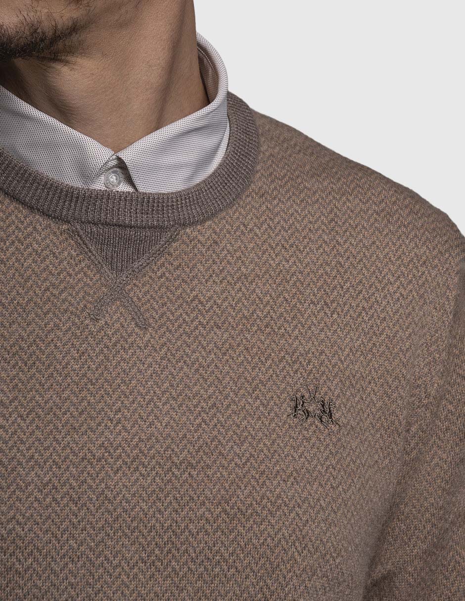 Suéter cuello redondo para hombre 5