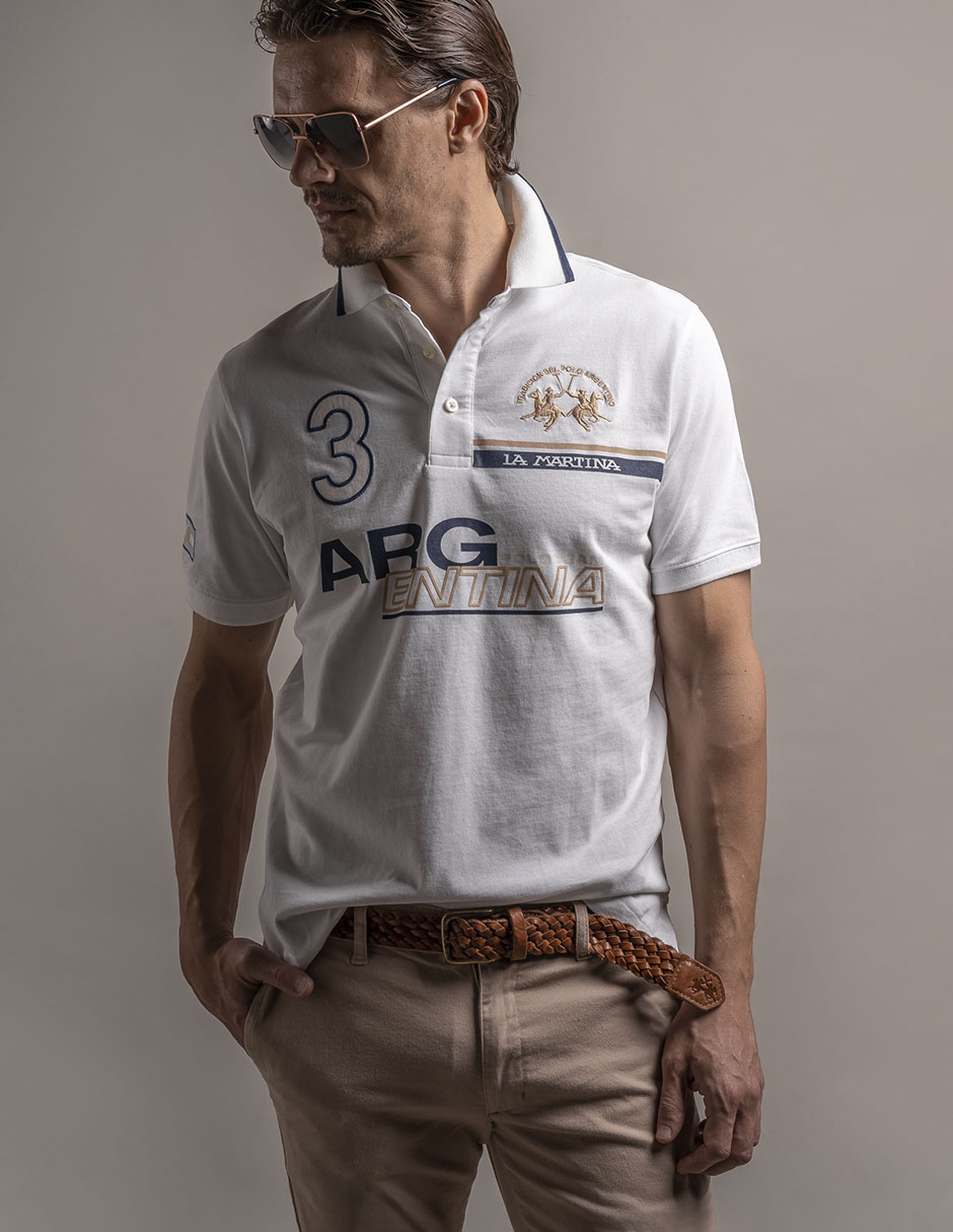 Playera tipo polo para hombre