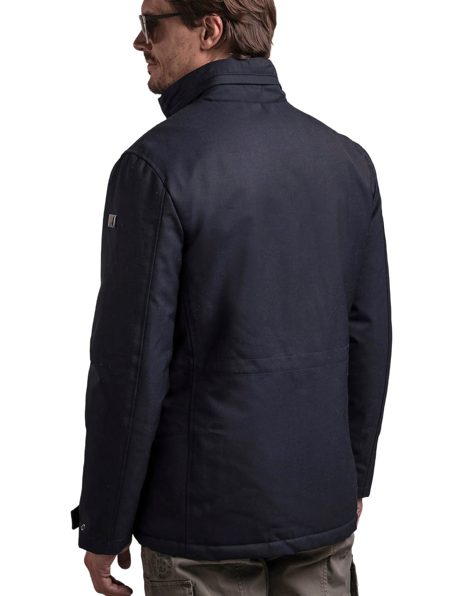 Chamarra casual con bolsillos para hombre 6