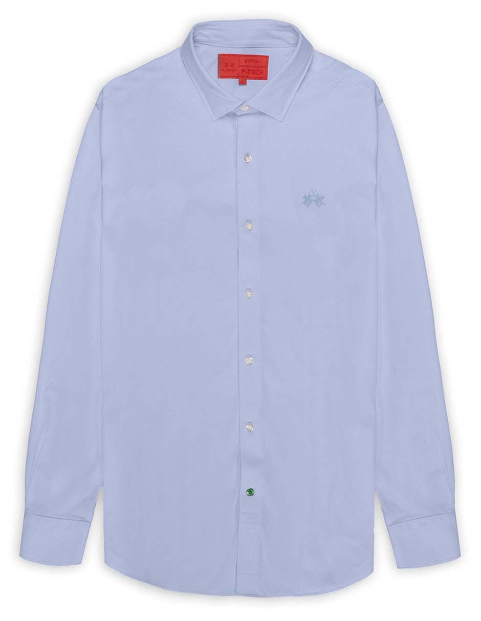 Camisa casual de algodón manga larga para hombre 2