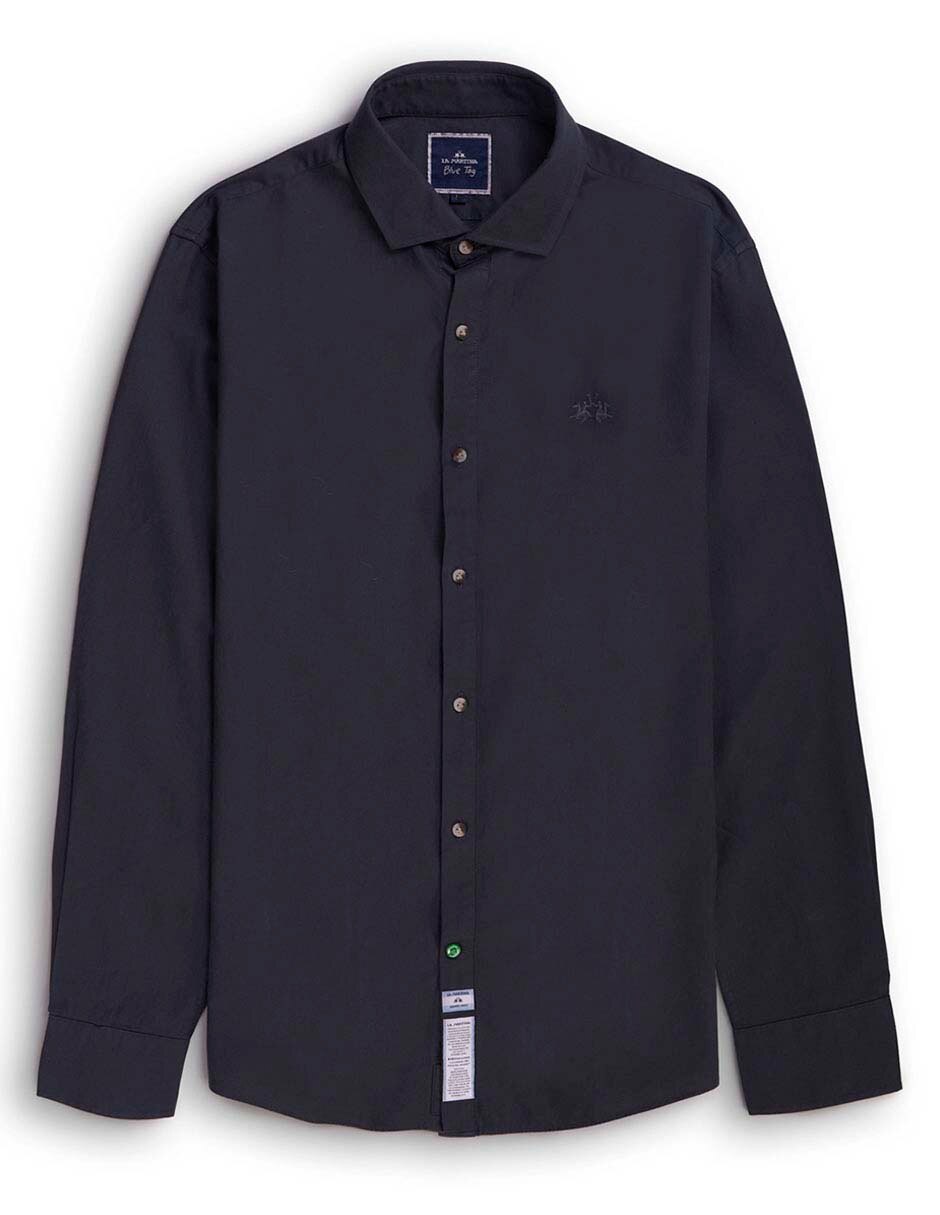 Camisa casual manga larga para hombre 4