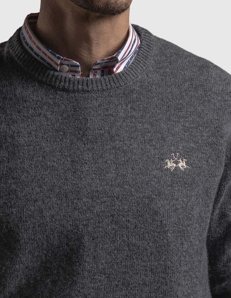 Suéter cuello redondo para hombre 5