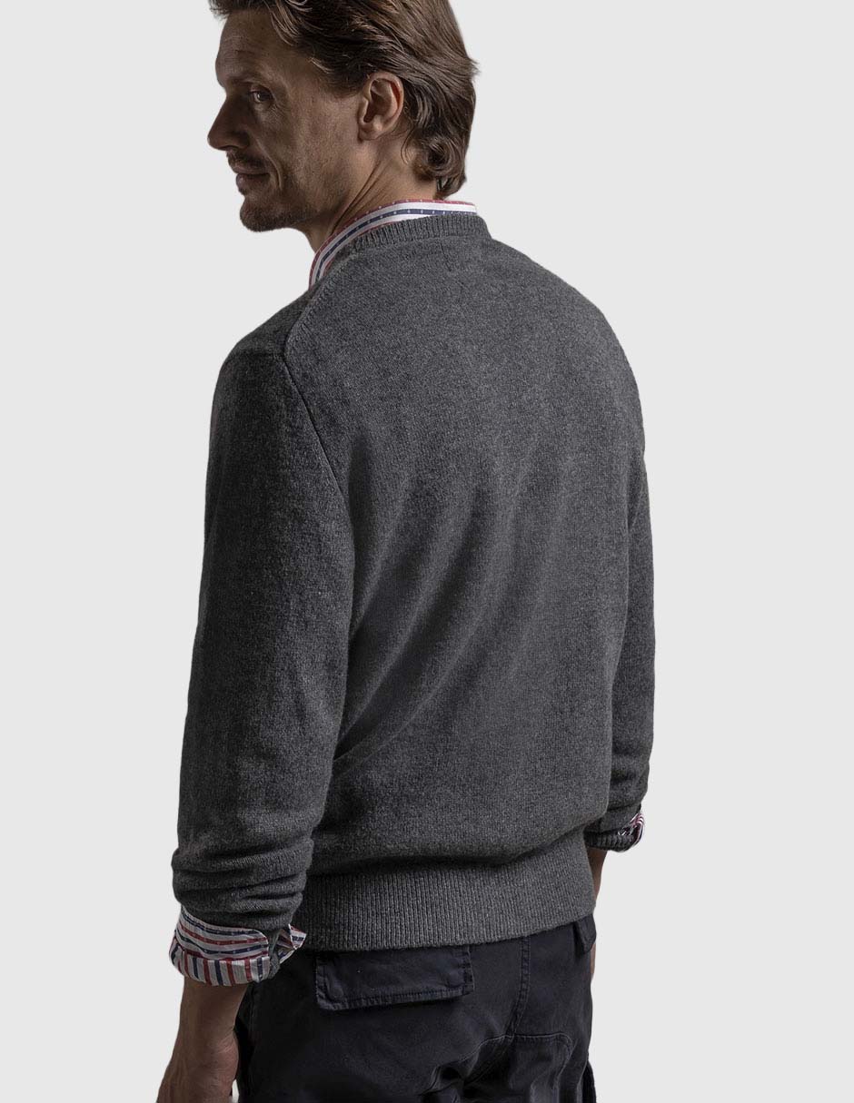 Suéter cuello redondo para hombre 4