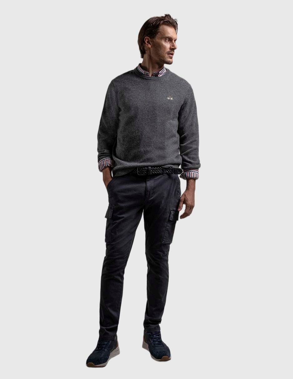 Suéter cuello redondo para hombre 3