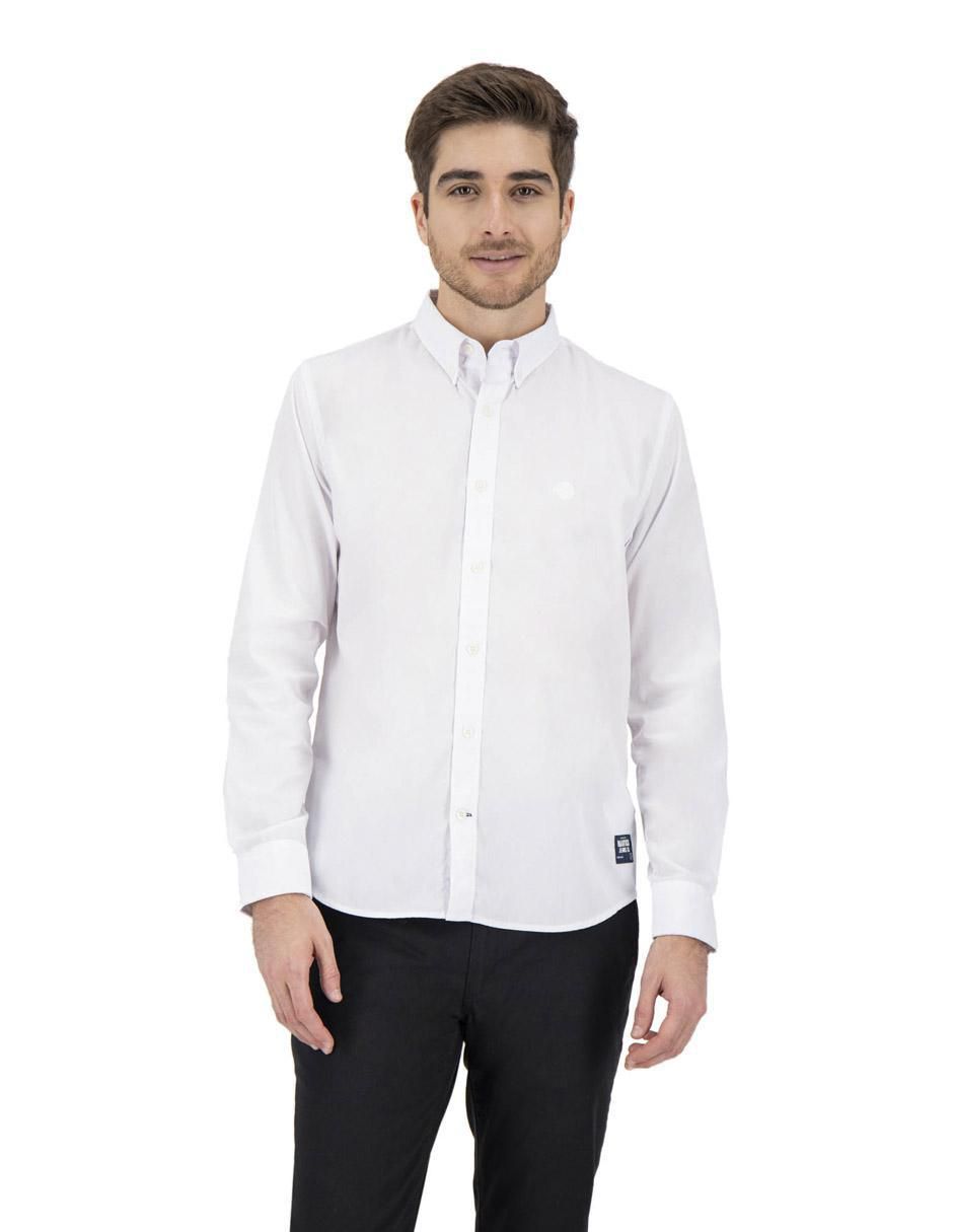 Camisa casual de algodón manga larga para hombre Camisa casual de algodón manga larga para hombre