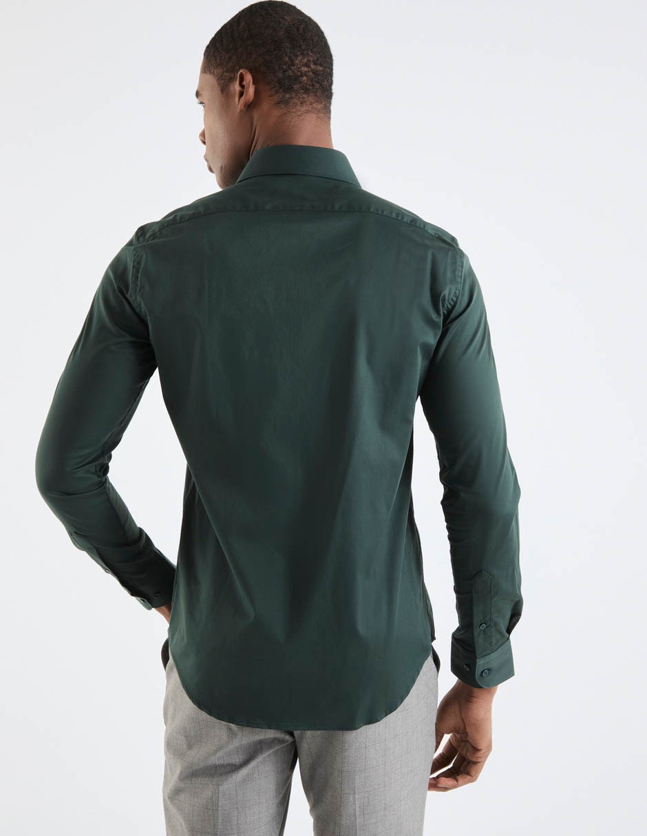Camisa de vestir Scappino de algodón manga larga para hombre