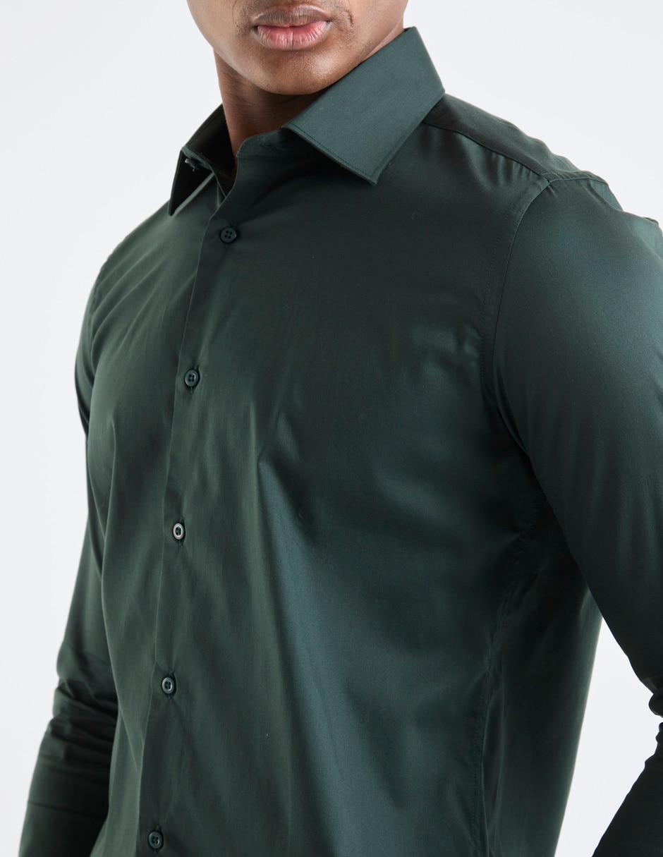 Camisa de vestir Scappino de algodón manga larga para hombre