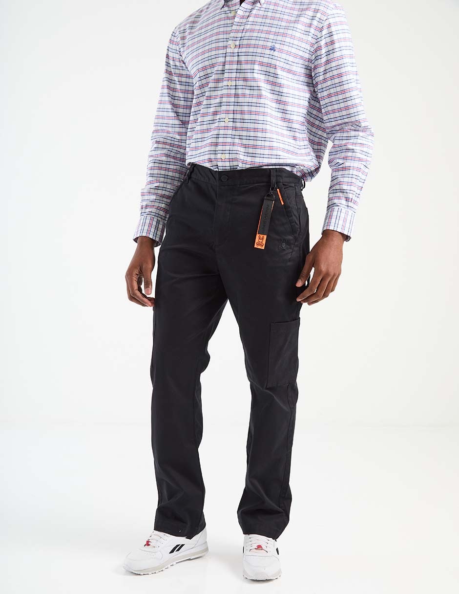 Pantalón cargo regular de algodón para hombre 1