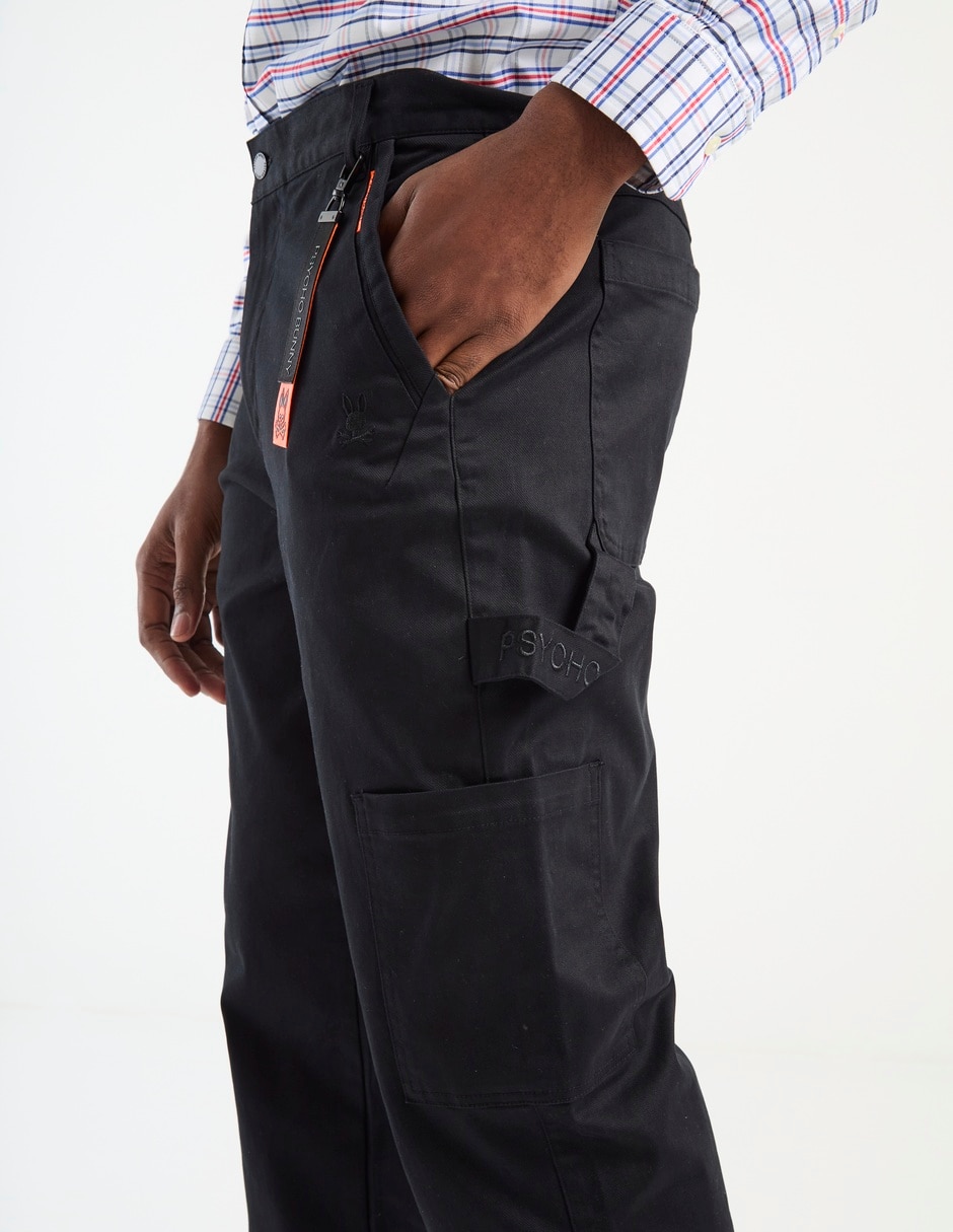 Pantalón cargo regular de algodón para hombre 7
