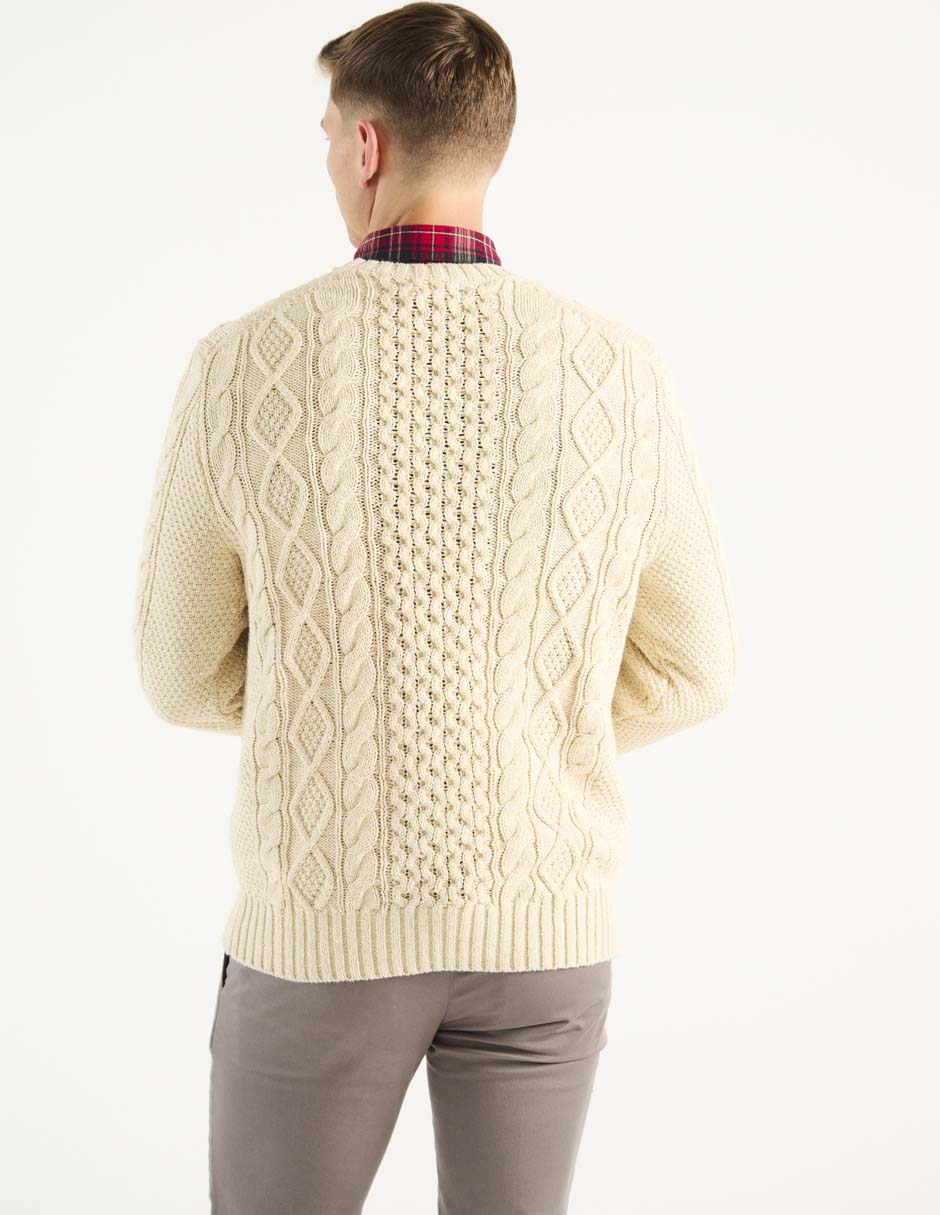 Suéter cuello redondo para hombre