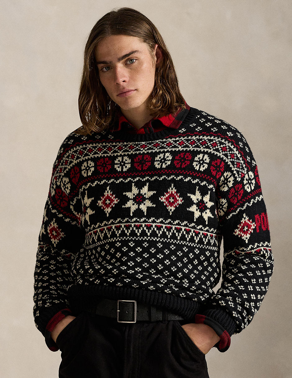 Suéter cuello redondo para hombre Suéter cuello redondo para hombre