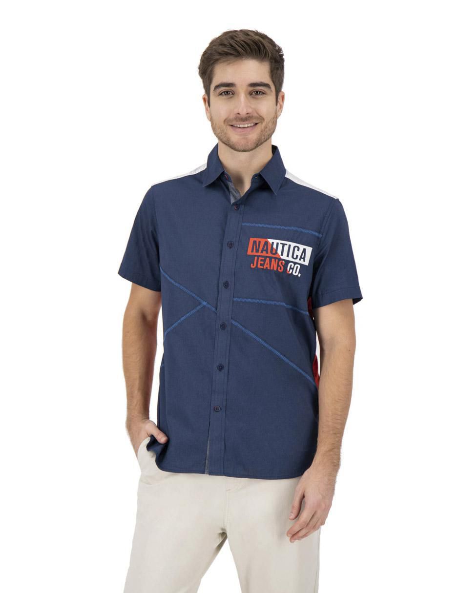 Camisa casual de algodón manga corta para hombre Camisa casual de algodón manga corta para hombre