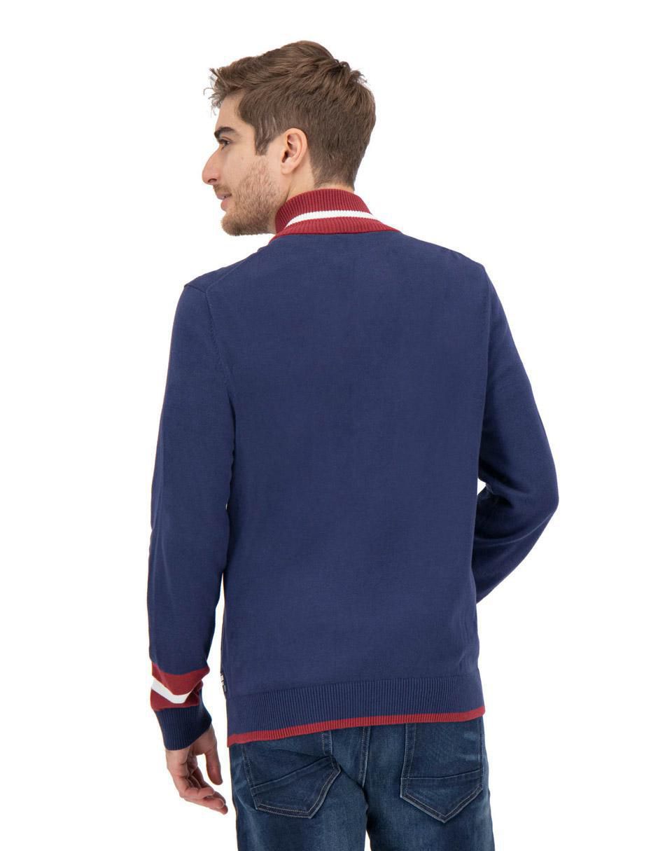 Suéter cuello con cierre para hombre 2