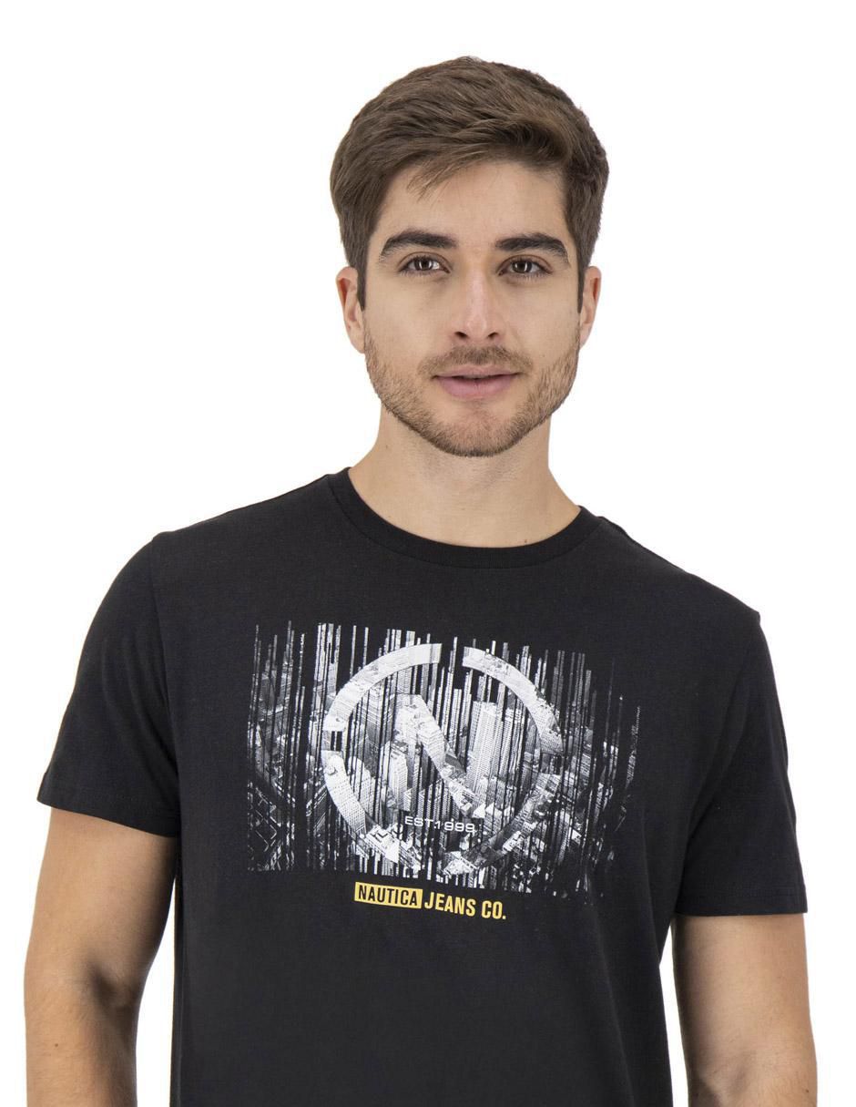 Playera cuello redondo para hombre
